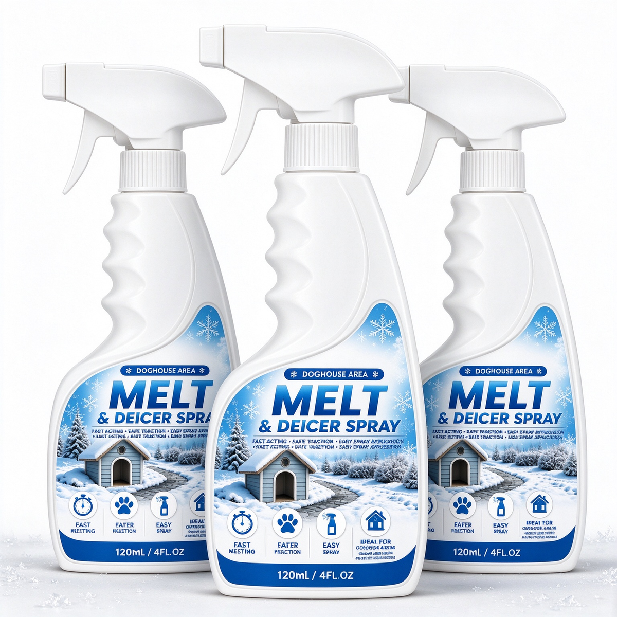 ❄️Outdoor De-Icing & Snow Melting Spray – pet-safe, dissolves frost on contact. Clear steps, walkways & patios fast