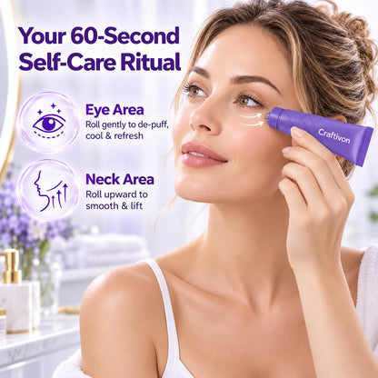 🎁Multi-Peptide Wrinkle Roller Cream – Cooling Eye & Neck Care