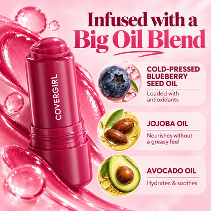 🎁Juicy Lip Oil Balm Stick – Hydrating Glossy Tint,