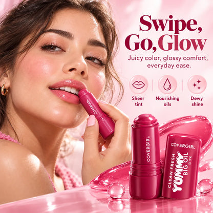 🎁Juicy Lip Oil Balm Stick – Hydrating Glossy Tint,