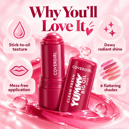 🎁Juicy Lip Oil Balm Stick – Hydrating Glossy Tint,