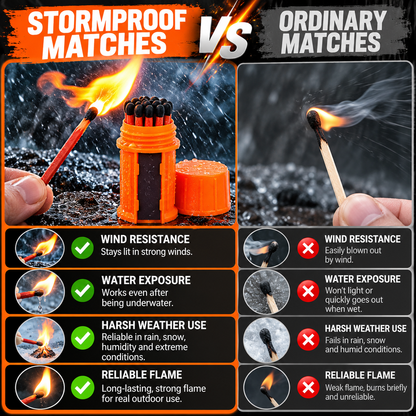 🔥Stormproof Waterproof Matches
