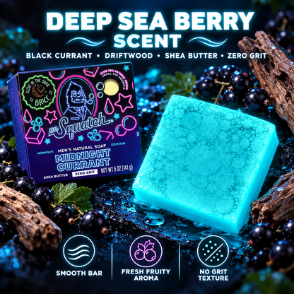 ❤️ Glow in the Dark Soap Bar – Deep Sea Berry Scent
