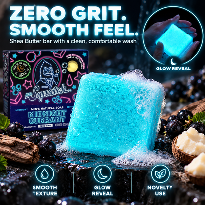 ❤️ Glow in the Dark Soap Bar – Deep Sea Berry Scent