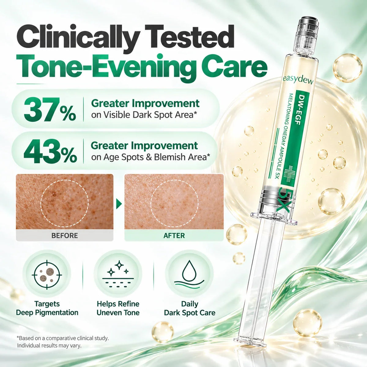 🎁5X EGF Peptide Dark Spot &amp; Brightening Face Serum
