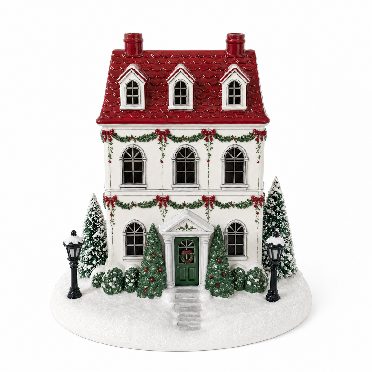 ❤️Christmas House Aroma Diffuser with Lights & Chimney Mist