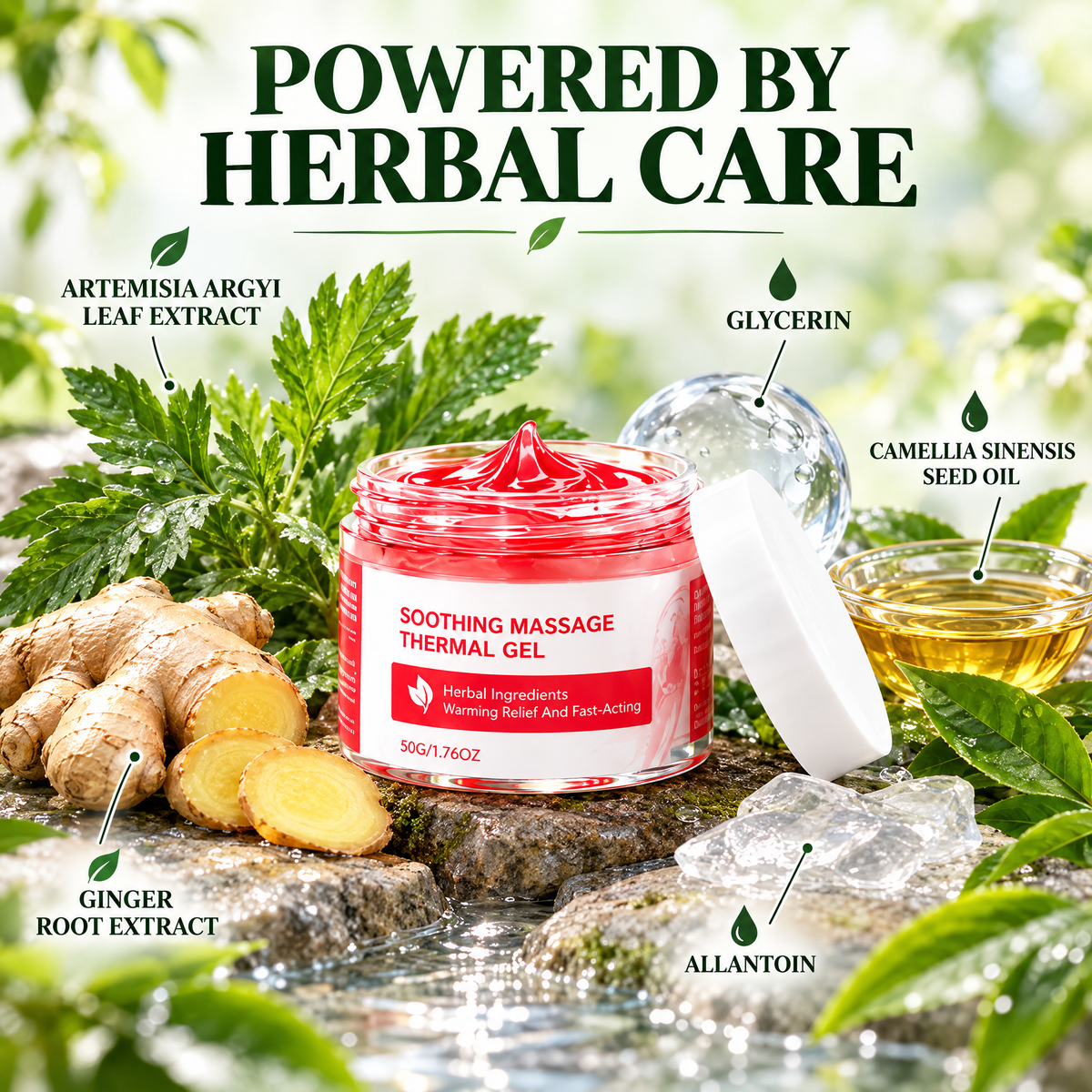 ✨Warming Joint Massage Gel – Herbal Comfort Care for Knees, Shoulders & More