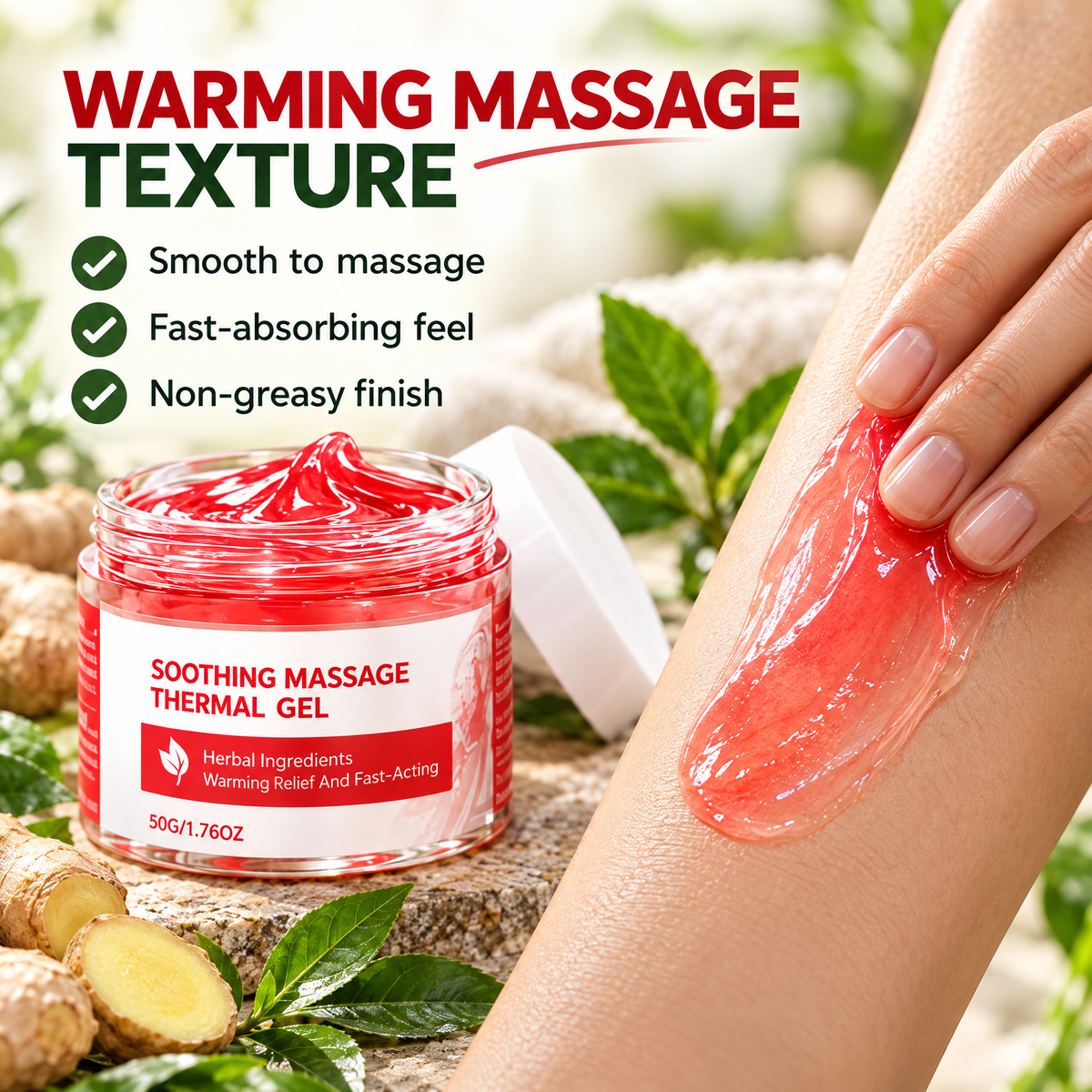 ✨Warming Joint Massage Gel – Herbal Comfort Care for Knees, Shoulders & More