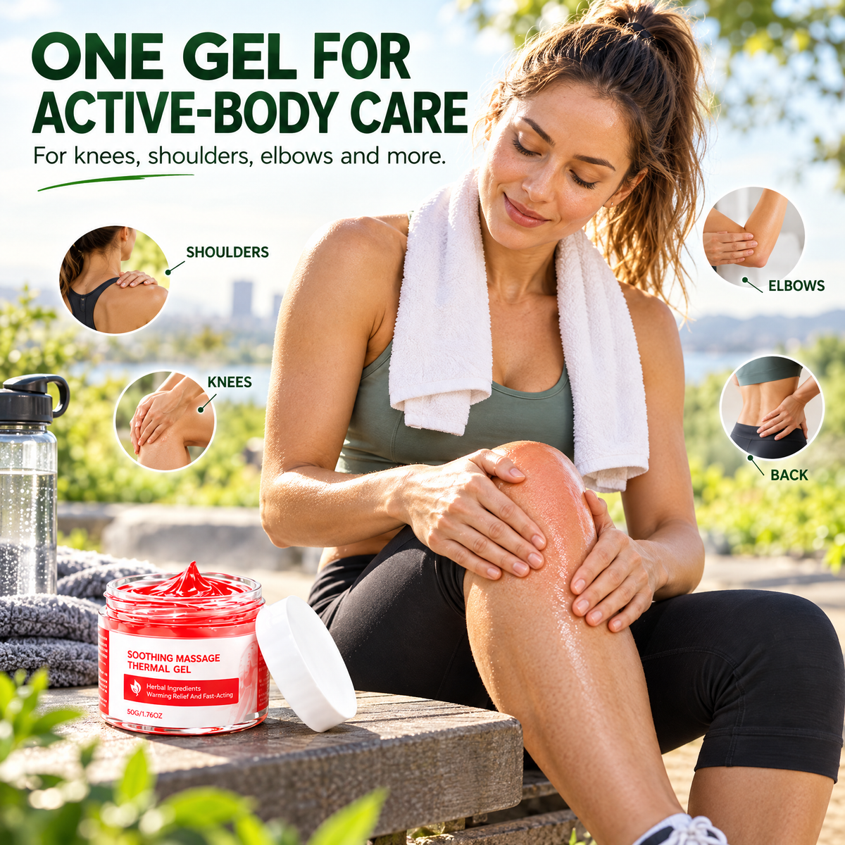 ✨Warming Joint Massage Gel – Herbal Comfort Care for Knees, Shoulders & More